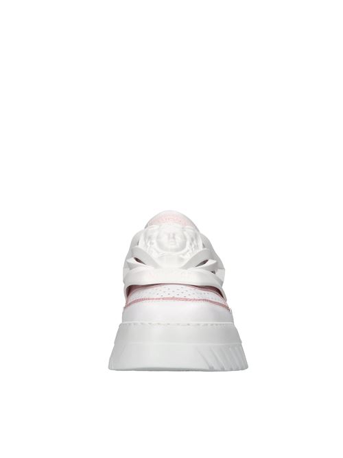 Sneakers in pelle e gomma VERSACE | 1005215 1A09419BIANCO-ROSA